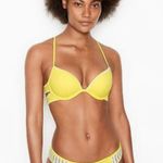Victoria's Secret Limeade Carova Crochet Racerback Push-Up Bikini Top Photo 0
