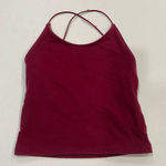 American Eagle Burgundy Strappy Cami Tank Top Women’s XS Photo 0