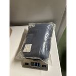 Softies Dream Knit Indigo Ruffle Crew Flood Pant Set Matching Lounge Set Small Blue Photo 6