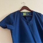 Women's Navy Blue Antidote Scrubs Scrub Top Size Medium Photo 6