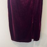 PremierAmour Red Velvet Off the Shoulder dress | Size 10 Photo 4