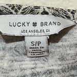 Lucky Brand  Floral Front‎ Tie Top Womens Size S Sleeveless Boho Multicolor Photo 6