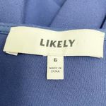 Likely Duchess Dress Royal Blue OTS Off The Shoulder Bodycon Midi Women’s Size 6 Photo 9