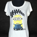 Despicable Me Minion Graphic T Shirt White Yellow Junior XL Size undefined Photo 0