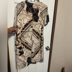 Babaton  Black and Cream Graphic Mini Dress Photo 7