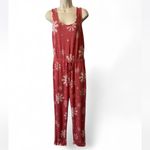 Blue Blush ‎Sleeveless Snowflake Jumpsuit Photo 2