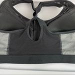 Avia  Sz Large Black Grey Zip Up Mesh Sports Bra Photo 6