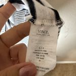 Vince Black and White Striped linen Tank Top size S Photo 2