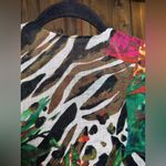 Chico's  Tropical Linen Kimono Poncho Top Photo 5