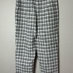 SheIn  Frenchy Plaid Print Black and White Cropped Pants Photo 5