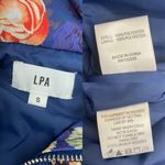 Anthropologie LPA X Jacket 360 Hoodie Windbreaker Waterproof Floral Blue Pink Photo 13