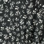 AUW Black and White Floral Dress Size XL Photo 1