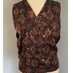 Vintage Spindle River Women’s Vest Sz Small Western Rodeo Dressy Cowgirl Satin Photo 0