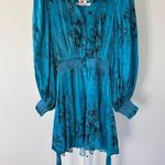 Alice + Olivia  Tiffie Belted Mini Dress Blue size XS Photo 4