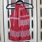 Joie  Konomi Embroidered Boho Halter Top Photo 1