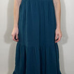 Universal Threads Universal Thread Blue Tiered Midi Dress Size Small Photo 0