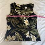Connected Apparel Vintage  Aloha Hawaiian Floral Square Neck Tank Top Shirt Vtg 6 Photo 3