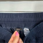 Quince 100% Linen Wide Leg High Rise Pants in Navy Photo 9