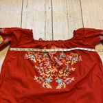 Free People Fleur Du Jour Embroidered Mini Dress Off Shoulder Photo 7