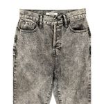 PacSun Women’s Jeans Size 24 High Rise Straight Acid Wash Gray Denim 100% Cotton Photo 3