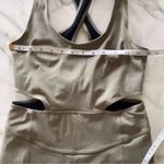 Free People NWOT Back It Up Onesie - Sage Beige Photo 7