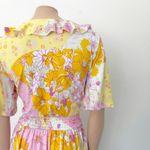 Modcloth [] Marvelous Flower Medley Surplice V-Neck Floral Ruffle Mini Dress XL Photo 7