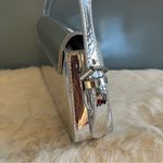Y2K Metallic Silver Shoulder Evening Bag Photo 4
