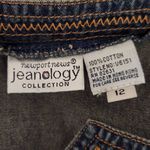 Denim Shirt Size 12 Vintage Jean Shirt Newport News Denim Top Photo 4