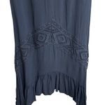 Jen's Pirate Booty Dress Womens M Black Sagrada Rising Sun Midi Whimsygoth Photo 4