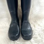 Hunter Original Tall Rubber Rain Boots Sz 7 Photo 1