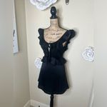 Hello Molly NTM:  Sold Out Online Black Ruffled Halifax Mini Dress in Sz Small Photo 4