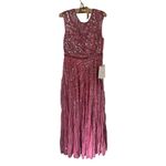 Mac Duggal  CAP SLEEVE EMBELLISHED EVENING GOWN size 8 Plum NEW $598 Photo 6