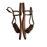 Mystique Boutique Mystique Beaded T-Strap Leather Sandals, Sz 9 Photo 7