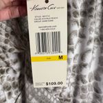 Kenneth Cole Sand Dune Snakeskin Print Sleeveless V-Neck Mini Dress Size M Photo 8