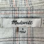 Madewell  Corduroy Oversized Ex-Boyfriend Plaid Shirt Small Photo 7