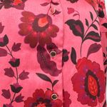 House of Harlow 1960 | S | Shades of Pink Floral Satiny Cropped Button Up Blouse Photo 5