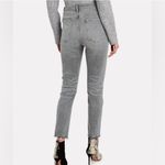 AGOLDE Nico High Rise Slim Jeans Risk Grey Stone Wash 26 Photo 2