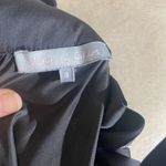 Violet+Claire Gray Satiny Ruffled Sleeveless Halter Blouse Photo 1