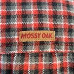 Mossy Oak Vintage Red Plaid Checkered Flannel Photo 3