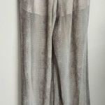 ZARA  women snake skin print wide leg float pants S Photo 1