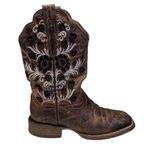 Dan Post Athena Floral Western Boots GUC $255 Size 7 S3929 Photo 2