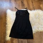 & Other Stories & OTHER STORIES Strappy Square Neck Mini Dress In Black Photo 6