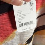 Free People Movement Multi Print Crew Neck Short Sleeve My Time Tee Black Size XL Photo 4