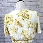 Abercrombie & Fitch  Floral Crop Top yellow L Photo 3