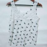 Aeropostale  M Scotty Dogs Black White Tank Top Photo 0