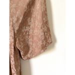 Current Air  Los Angeles Tie Pleated Floral Midi Dress Tan Size XS Photo 5