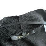 Kobi Halperin Black Tie Front Crochet Flare Bell Sleeve Knit Cardigan Size Small Photo 5