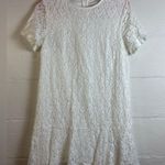 Altar'd State Altar’d State Woman’s Floral Lace White Spring Cute Twee Casual Mini Dress Med Photo 0