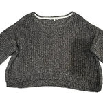 Victoria's Secret  Gray Wool Blend Short Sleeve Knit‎ Pullover Sweater - Medium Photo 0