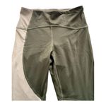 Lululemo Nulu Color Block High-Rise Cropped Leggings Green Twill / Green Fern Photo 1